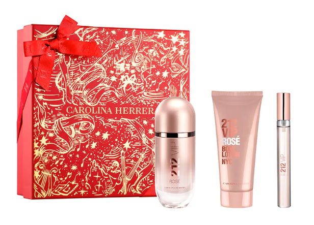 212 Vip Rose kit EDP 80ml+10ml+Creme Corporal 100ml
