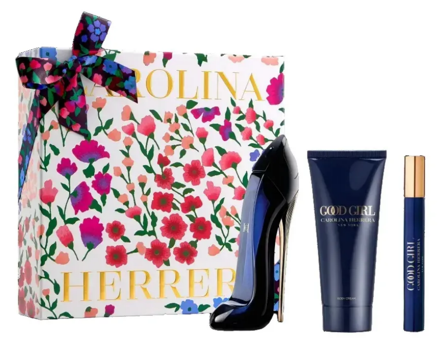 Kit Good Girl EDP 80ml + Hidratante Corporal Body Lotion 100ml + Perfume Miniatura Travel Size 10ml